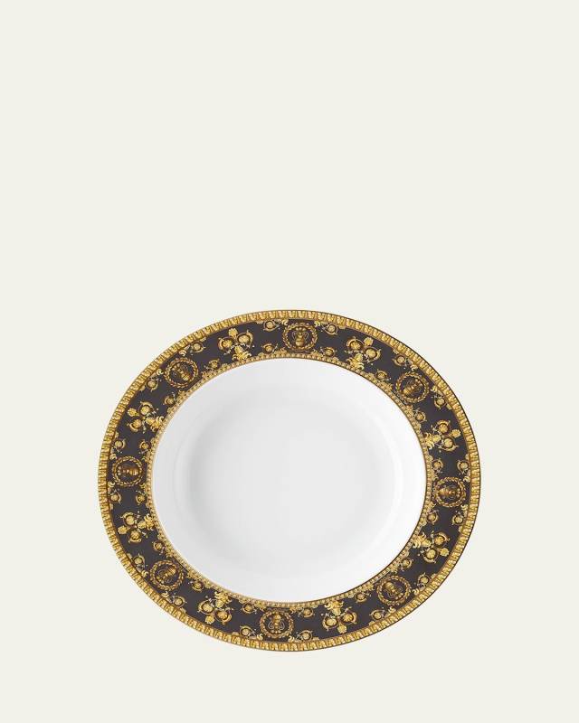 I Love Baroque Bianco Rim Soup Bowl